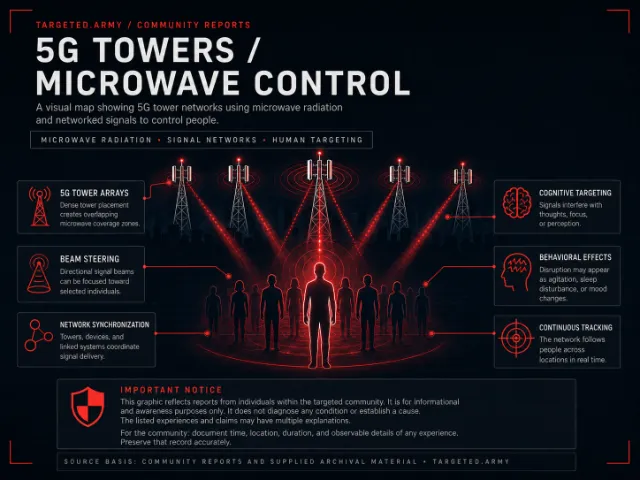 5g towers microwave control community evidence
